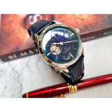 ORIENT STAR AUTOMATIC RE-AT0205L00B BLUE LEATHER MEN WATCH