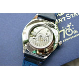 ORIENT STAR AUTOMATIC RE-AT0205L00B BLUE LEATHER MEN WATCH