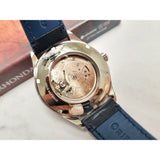ORIENT STAR AUTOMATIC RE-AT0205L00B BLUE LEATHER MEN WATCH