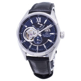 ORIENT STAR RE-AV0005L00B BLACK LEATHER MEN WATCH