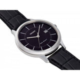 ORIENT RF-QD0004B10B NLACK LEATHER MEN'S WATCH