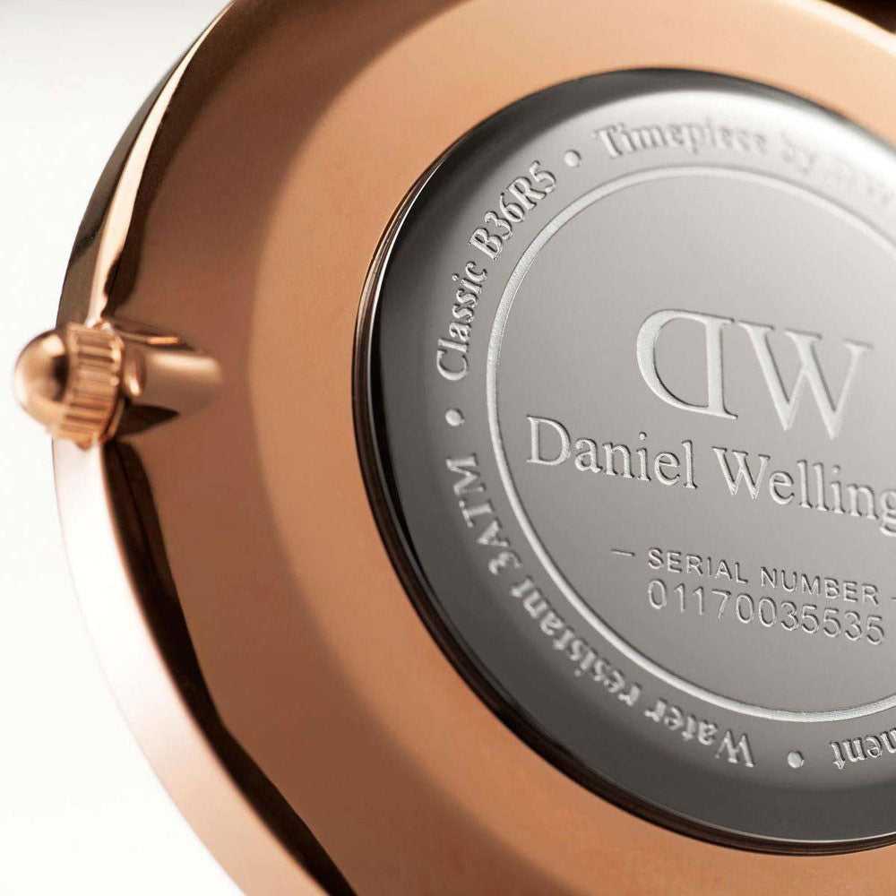 DANIEL WELLINGTON DW00100039 BROWN LEATHER STRAP WOMEN'S WATCH - H2 Hub Watches