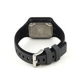 REEBOK RV-SQG-G9-PBIB-BB SQUARE ELEMENTS DIGITAL BLACK/RED SILICON STRAP MEN'S WATCH