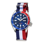 DEEP BLUE NATO DIVER #NATODIVERSSPEPSI DIVER'S WATCH - H2 Hub Watches