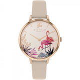 SARA MILLER WISTERIA GREY DIAL LEATHER STRAP WOMEN'S WATCH SA2048