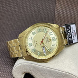 ORIENT SAB0C005C8 GOLD STAINLESS STEEL MEN'S WATCH