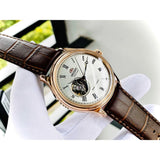 ORIENT STAR SAG00001S0 BROWN LEATHER MEN'S WATCH