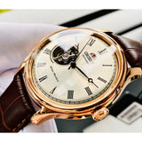 ORIENT STAR SAG00001S0 BROWN LEATHER MEN'S WATCH