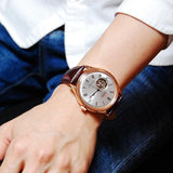 ORIENT STAR SAG00001S0 BROWN LEATHER MEN'S WATCH
