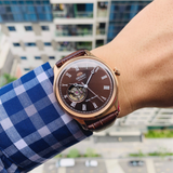 ORIENT BAMBINO SAG00001T0 BROWN LEATHER MEN WATCH