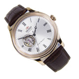 ORIENT SAG00002W0 OPEN HEART BROWN LEATHER MEN'S WATCH