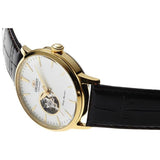 ORIENT SAG02003W0 WHITE DIAL BLACK LEATHER MEN'S WATCH