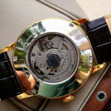 ORIENT SAG02003W0 WHITE DIAL BLACK LEATHER MEN'S WATCH