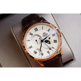 ORIENT SAK00001Y0 BROWN LEATHER MEN'S WATCH