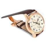 ORIENT SAK00001Y0 BROWN LEATHER MEN'S WATCH