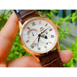 ORIENT SAK00001Y0 BROWN LEATHER MEN'S WATCH