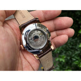 ORIENT SAK00001Y0 BROWN LEATHER MEN'S WATCH