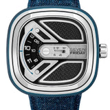 SEVENFRIDAY SF-M1B/01 URBAN EXPLORER AUTOMATIC BLACK DIAL MEN'S WATCH