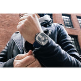 SEVENFRIDAY SF-M1B/01 URBAN EXPLORER AUTOMATIC BLACK DIAL MEN'S WATCH