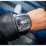 SEVENFRIDAY SF-M1B/01 URBAN EXPLORER AUTOMATIC BLACK DIAL MEN'S WATCH