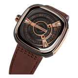 SEVENFRIDAY M-SERIES AUTOMATIC SF-M2/02 BROWN LEATHER MEN'S WATCH