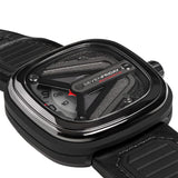 SEVENFRIDAY M-SERIES SPACESHIP AUTOMATIC SF-M3/01 BLACK LEATHER MEN'S WATCH