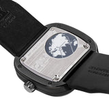 SEVENFRIDAY M-SERIES SPACESHIP AUTOMATIC SF-M3/01 BLACK LEATHER MEN'S WATCH
