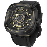 SEVENFRIDAY SF-P2B/02 P-SERIES AUTOMATIC BLACK DIAL MEN'S WATCH