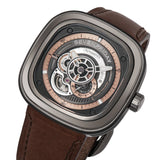 SEVENFRIDAY SF-P2C/01 BROWN LEATHER MEN'S WATCH