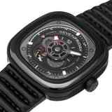 SEVENFRIDAY BLACK SILICONE STRAP MEN WATCH SF-P3C/06
