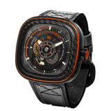 SEVENFRIDAY SF-P3C/09 ORANGE CARBON MEN'S WATCH
