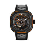 SEVENFRIDAY SF-P3C/09 ORANGE CARBON MEN'S WATCH