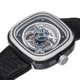 SEVENFRIDAY AUTOMATIC BLACK LEATHER MEN WATCH SF-PS1/01