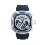 SEVENFRIDAY BLUE LEATHER STRAP MEN WATCH SF-PS1/03