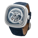 SEVENFRIDAY BLUE LEATHER STRAP MEN WATCH SF-PS1/03