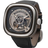 SEVENFRIDAY SF-PS2/01 BLACK LEATHER MEN'S WATCH