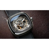 SEVENFRIDAY SF-PS2/01 BLACK LEATHER MEN'S WATCH
