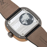 Sevenfriday Cuxedo Skeleton Dial Black Leather Strap Men Watch SF-PS2/02