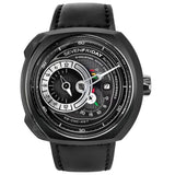 SEVENFRIDAY Q-SERIES AUTOMATIC SF-Q3/05 BLACK LEATHER MEN'S WATCH