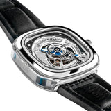 SEVENFRIDAY S-SERIES AUTOMATIC SF-S1/01 BLACK LEATHER MEN'S WATCH