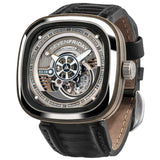 SEVENFRIDAY S-SERIES AUTOMATIC SF-S2/01 BLACK LEATHER MEN'S WATCH