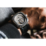 SEVENFRIDAY S-SERIES AUTOMATIC SF-S2/01 BLACK LEATHER MEN'S WATCH