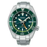Seiko Prospex GMT Green Dial And Silver Stainless Steel Men Watch SFK003J1P