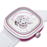 SEVENFRIDAY BEACH CLUB SF-P3C/12 WHITE LEATHER STRAP WOMEN WATCH