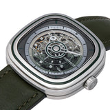 SEVENFRIDAY SF-T1/06 GREEN LEATHER MEN WATCH