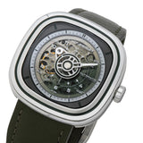 SEVENFRIDAY SF-T1/06 GREEN LEATHER MEN WATCH
