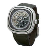 SEVENFRIDAY SF-T1/06 GREEN LEATHER MEN WATCH