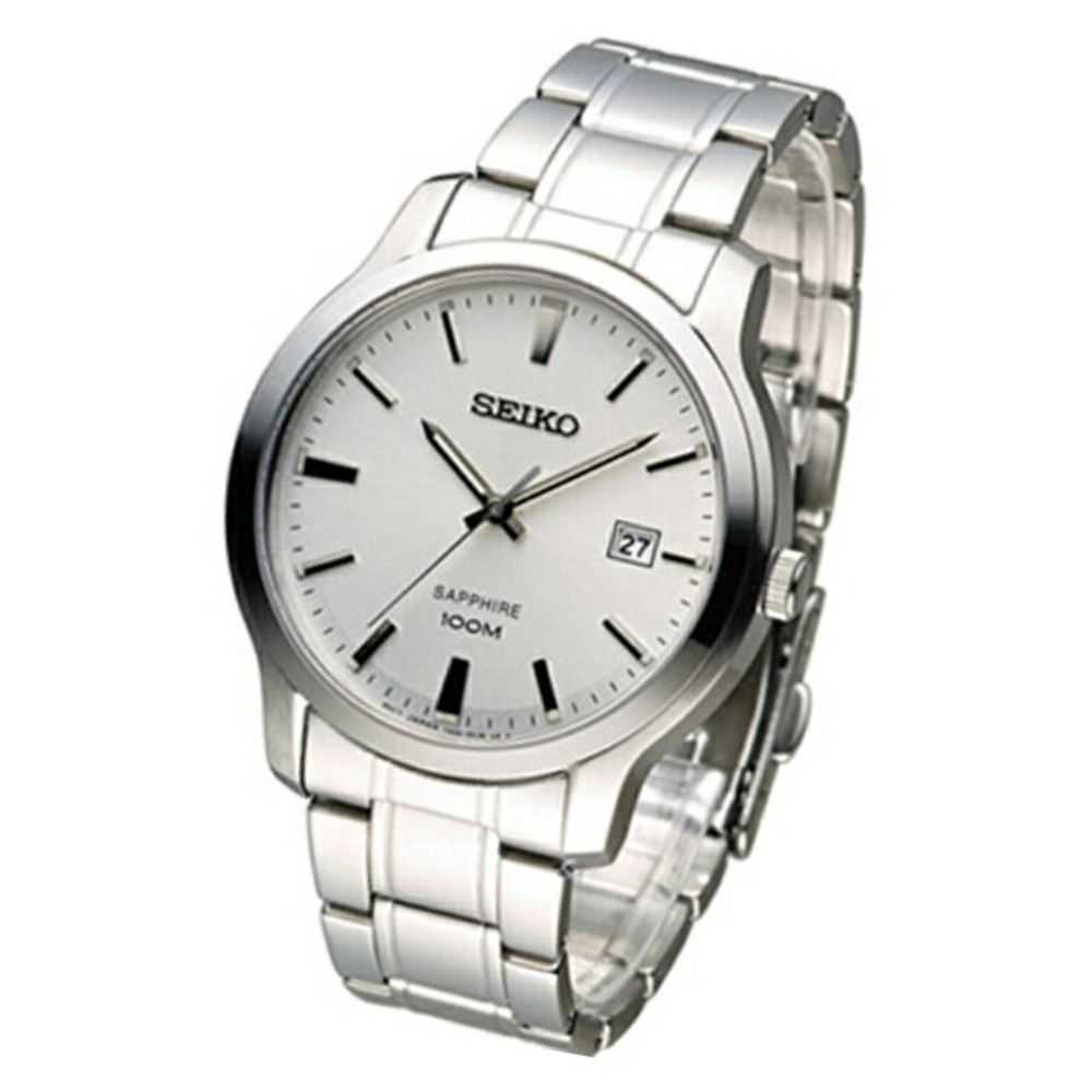 SEIKO GENERAL NEO CLASSIC SGEH39P1 ANALOG STAINLESS STEEL MEN'S SILVER WATCH - H2 Hub Watches