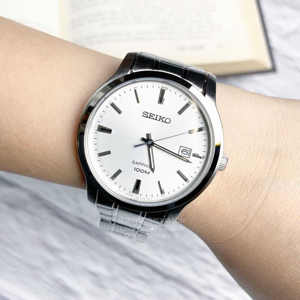 SEIKO GENERAL NEO CLASSIC SGEH39P1 ANALOG STAINLESS STEEL MEN'S SILVER WATCH - H2 Hub Watches