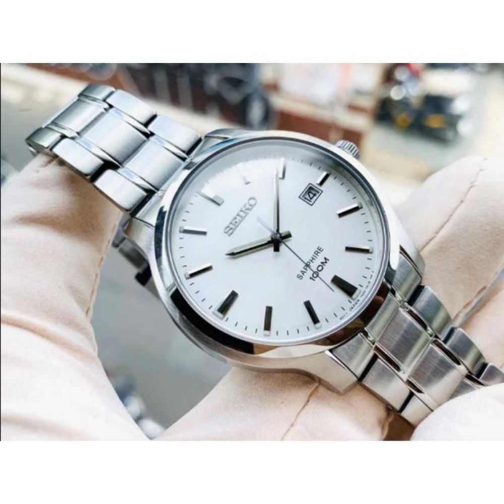 SEIKO GENERAL NEO CLASSIC SGEH39P1 ANALOG STAINLESS STEEL MEN'S SILVER WATCH - H2 Hub Watches